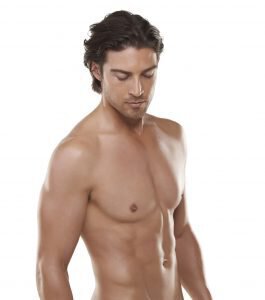 Muscular shirtless man