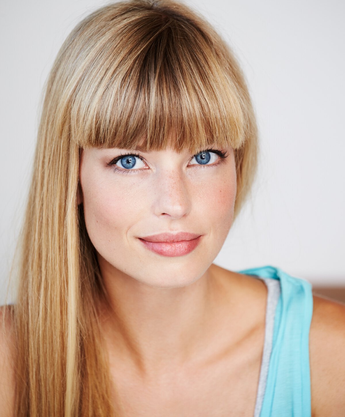 Blonde Fat Transfer Breast Augmentation model in new jersey