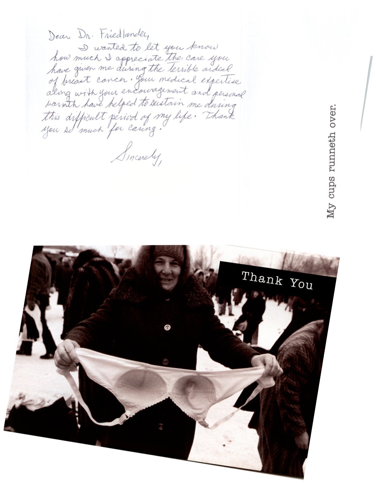 Hand written patient testimonial 11