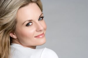 woman after botox treatment